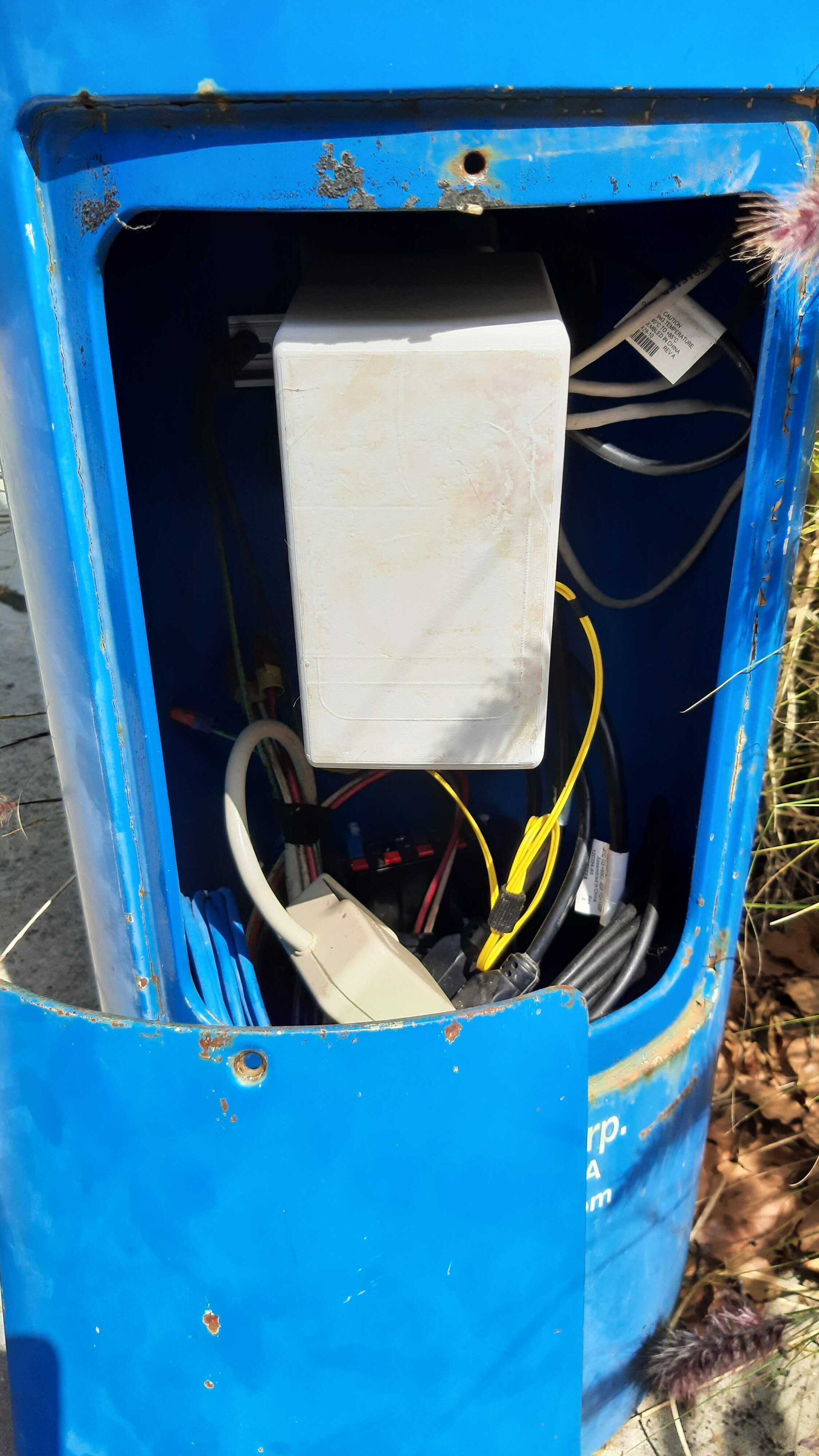 The switch cover being used 