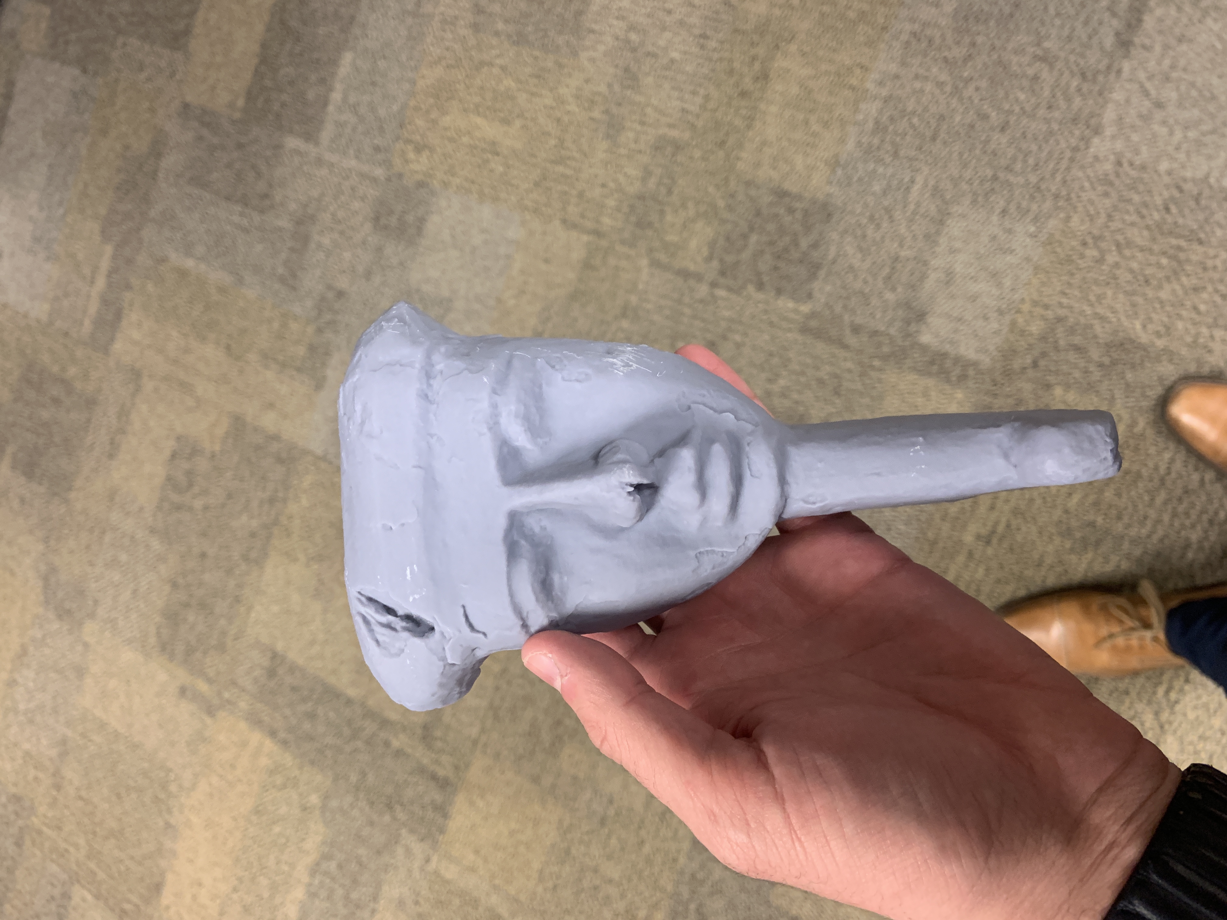 mask after it has been printed